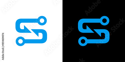 Creative Letter S Hook Logo I...