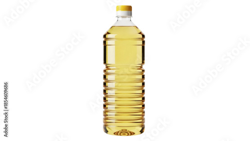 Quadro su tela Bottle of cooking oil isolated PNG on transparent background, healthy fat source