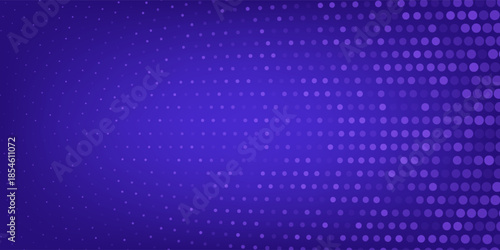 Purple glowing pixel dot pattern. Abstract neon grid wallpaper. Violet color mosaic pattern backdrop. Vector modern technology, business, science, healthcare, medicine, presentation design background