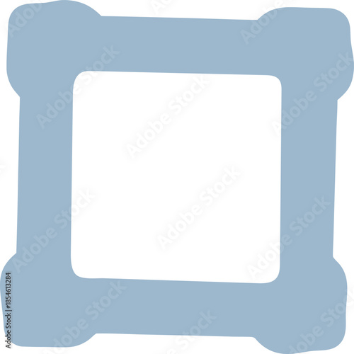abstract frame or mirror in retro style