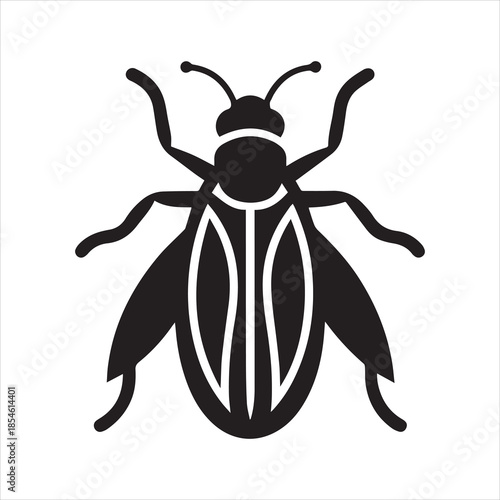 Bug Simple Icon Vector Illustration