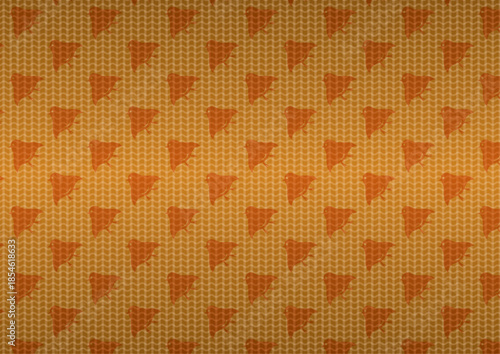 ちりめん生地のようなイラストに伝統文様の千鳥を付けた背景イラスト