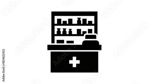 Concept illustration showing a generated image preview based on text prompt and tags