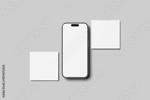 Instagram Post Blank Mockup template