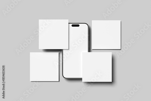 Instagram Post Blank Mockup template
