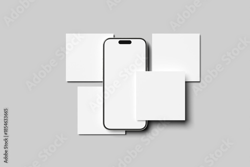 Instagram Post Blank Mockup template
