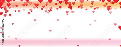 Valentine's day celebration curd red love heart