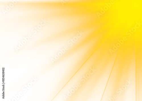 Natural sun flare with glowing rays. Warm light creates clean sunburst effect. Vector PNG isolated for graphic projects.