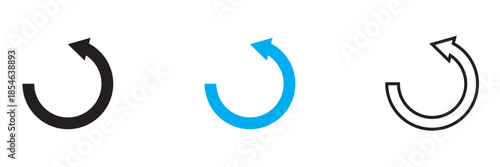 Redo icon . Vector for web or app UI. Vector illustration. EPS 10
