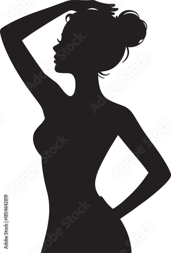 Fashion Woman Silhouette Confident Pose