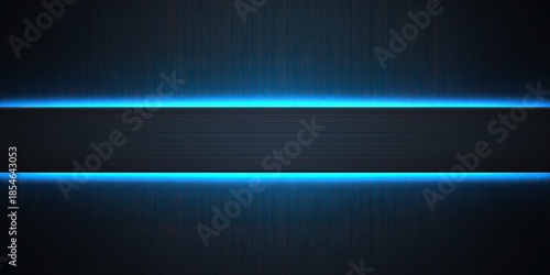 Abstract Dark Gray Background with Blue Glowing Horizontal Lines and Repeating Vertical Stripes creating an Immersive Modern and Technological Aesthetic