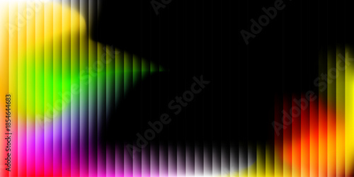 Abstract Blurred Colorful Striped Background with Dynamic Lighting Effects Template