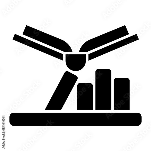 library bookshelf Solid icon