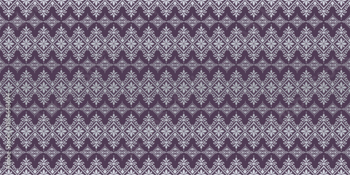 purple knitted fabric