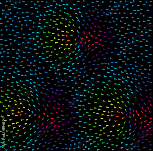 Abstract background with circle frame. Geometric shape science technology concept