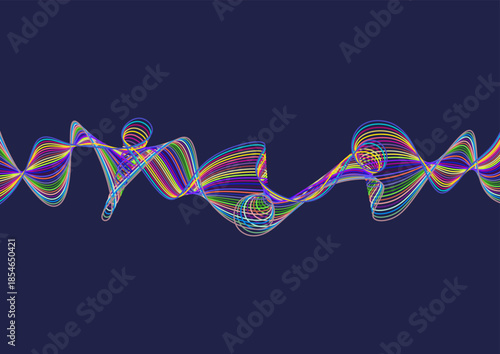 Abstract background modern vector illustration luxury dynamic curve
