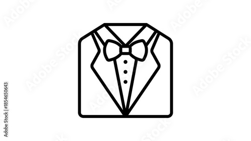 Well designed suit vector isolated on white background