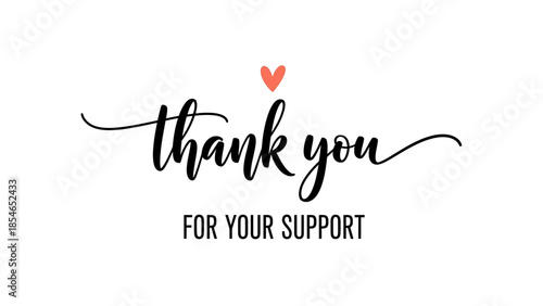 Elegant thank you card with flowing script typography and a subtle 'To Our Sponsors' message for event sponsorship acknowledgments.