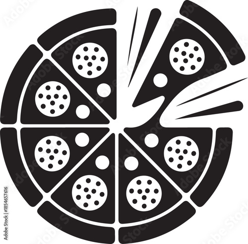 This is Eye Soothing & Minimalist Icon Design for National Cheese Pizza Day