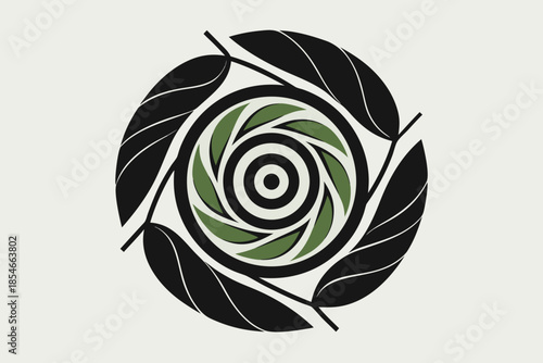 financial report ribbon badge icon