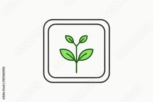 seed pod agriculture plant icon