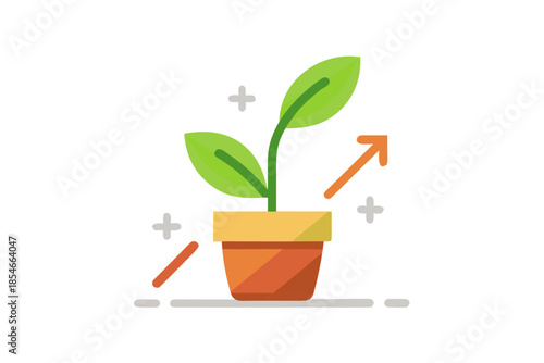 sprout raindrop nature icon