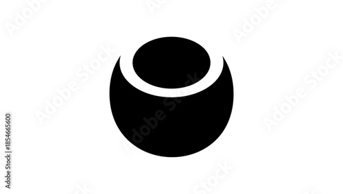 Cheese Pecorino Sardo symbol, black isolated silhouette