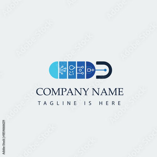 Medical health care logo design