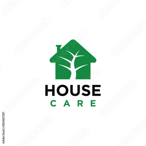 House Care Logo Vector Simple Modern