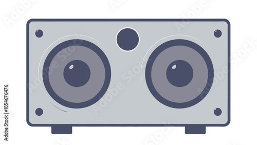 speaker isolated on white background