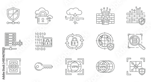 Network security concepts illustrated