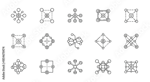 Collection of geometric shapes and patterns