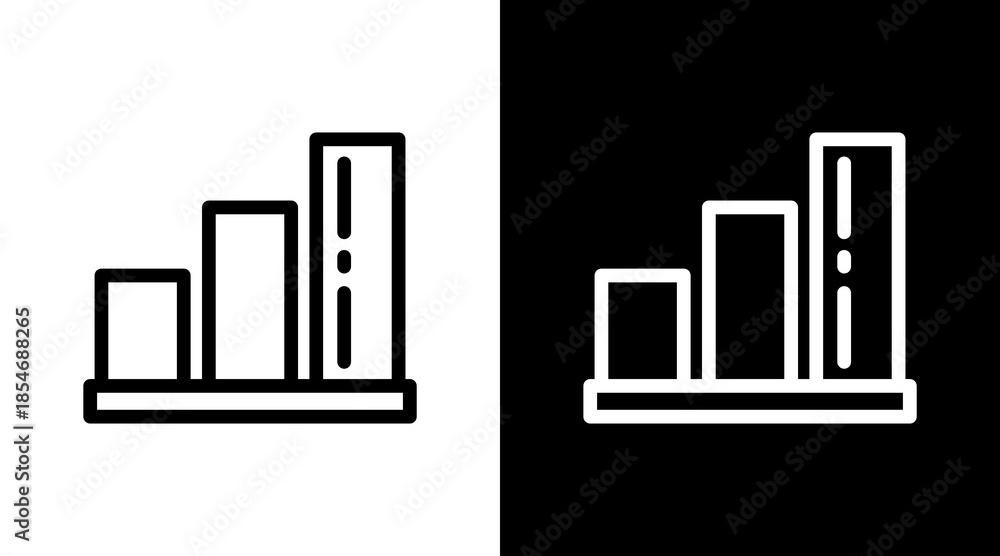 Obraz premium Chart Icon For Design Elements
