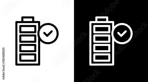 Battery Full Icon For Design Elements