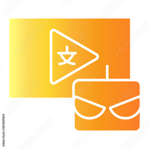 ai videos Gradient icon