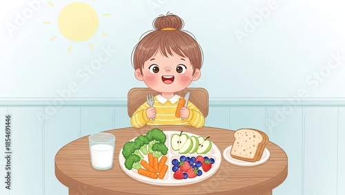 Healthy Eating Habits For Children A Guide to Nourishing Meals and a Balanced Diet for Young Ones