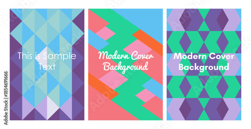 Abstract shape vector set. illustration of a geometric abstract background . Modern abstract geometric cover