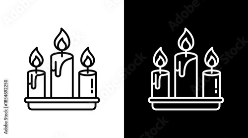 Holy Week Candles Icon