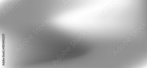Silver glossy mirror gradient texture vector background