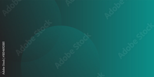 A dark green background with smooth, overlapping circles. The background is green with a gradient texture, creating a modern, abstract style. Minimal abstract circles vector gradient background