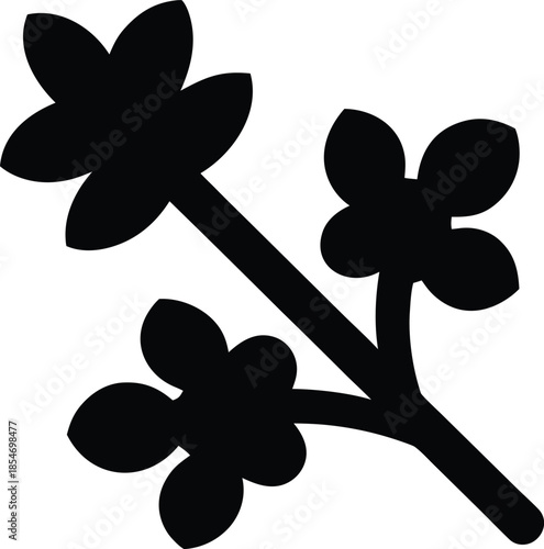 shamrock drumstick line art vector illustration on transparent background