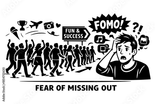 Fear of missing out on fun and success leads to anxiety and stress