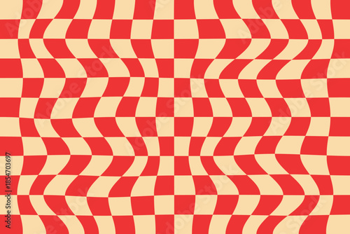 Square tile checkered pattern seamless vector illustration background.