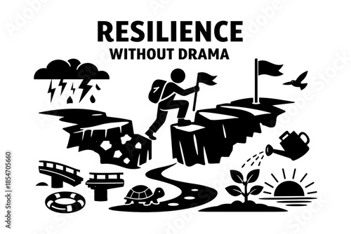 Resilience without drama: climbing mountains and overcoming obstacles with inner strength