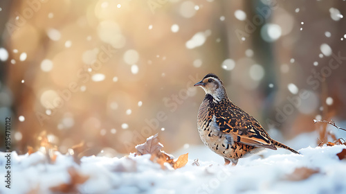 bird in the snow
