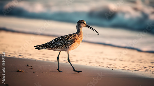 bird on the beach