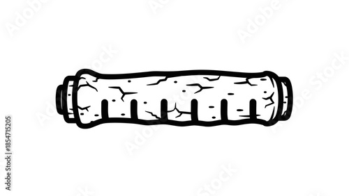 Illustration of a Log with Notches.