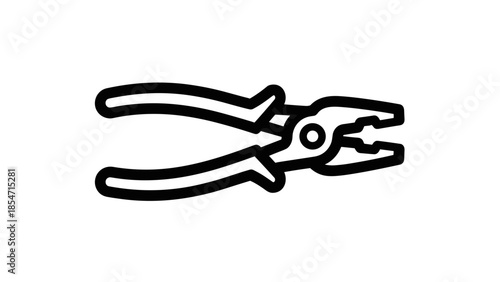 Pliers Tool Hand Grip Clamp Device.