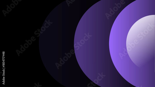 Clean smooth gradients enhancing minimal digital compositions