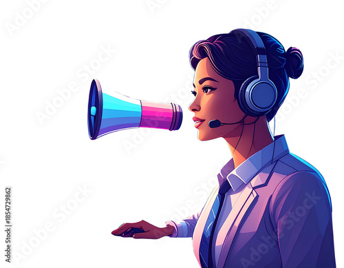 Digital marketing strategy concept